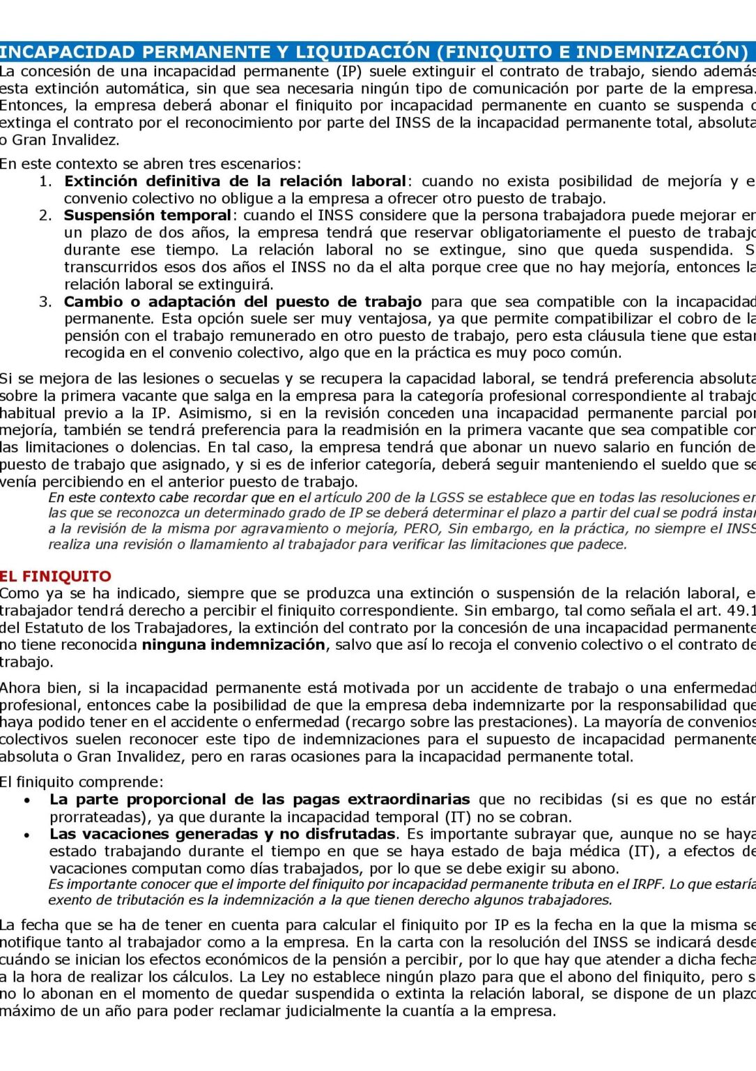 Ejemplo de carta de readmisión tras una baja laboral por enfermedad